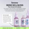 Lemme Irish Sea Moss Organic Liquid Drops with Vitamin D3 and Biotin for Trace Mineral Support, Immunity, Hair, Skin & Nails, Brain Health – Gluten & Sugar Free, Non GMO, 1 oz, 30 Servings